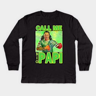 Canberra Raiders - Josh Papali'i - BIG PAPI! Kids Long Sleeve T-Shirt